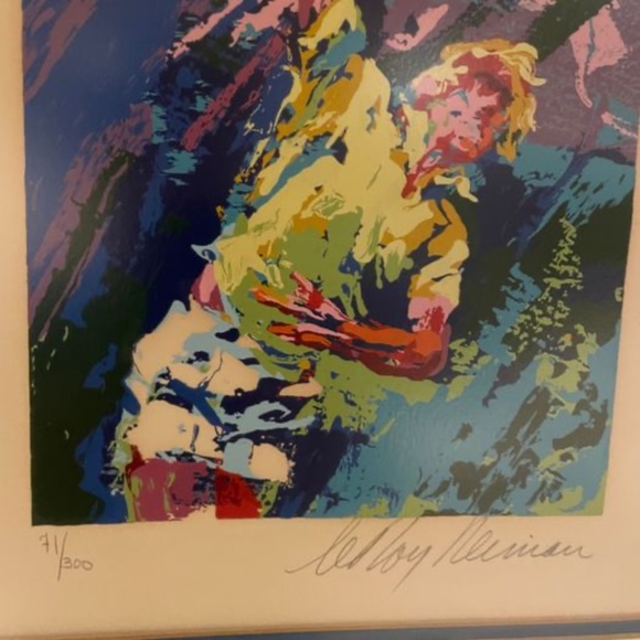 LEROY NEIMAN TENNIS CLASSIC SERVE FRAME - Picture 4 of 4